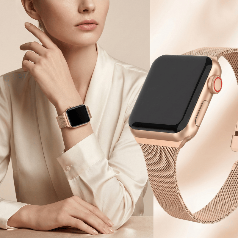 Mesh Coil Strip - Milanese Loop für Apple Watch Armband