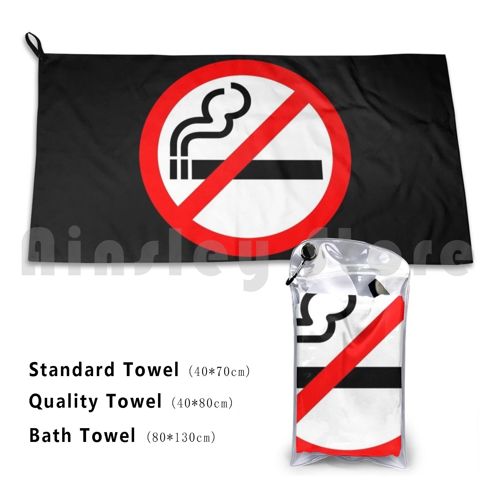 Quick Vape - Handtuch „No Smoking“-Schild 3150, Smoking Smoke